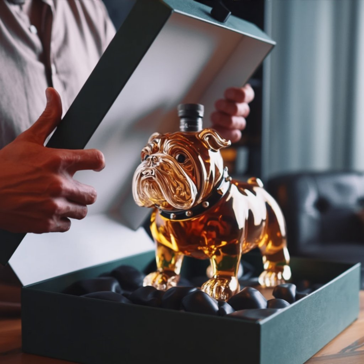 Whisky láhev - Bulldog edice