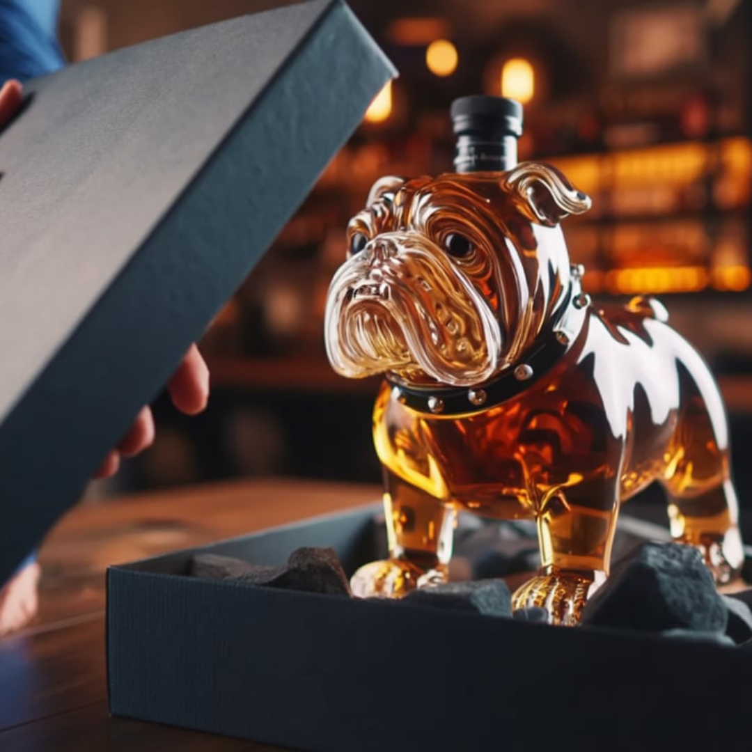 Whisky láhev - Bulldog edice