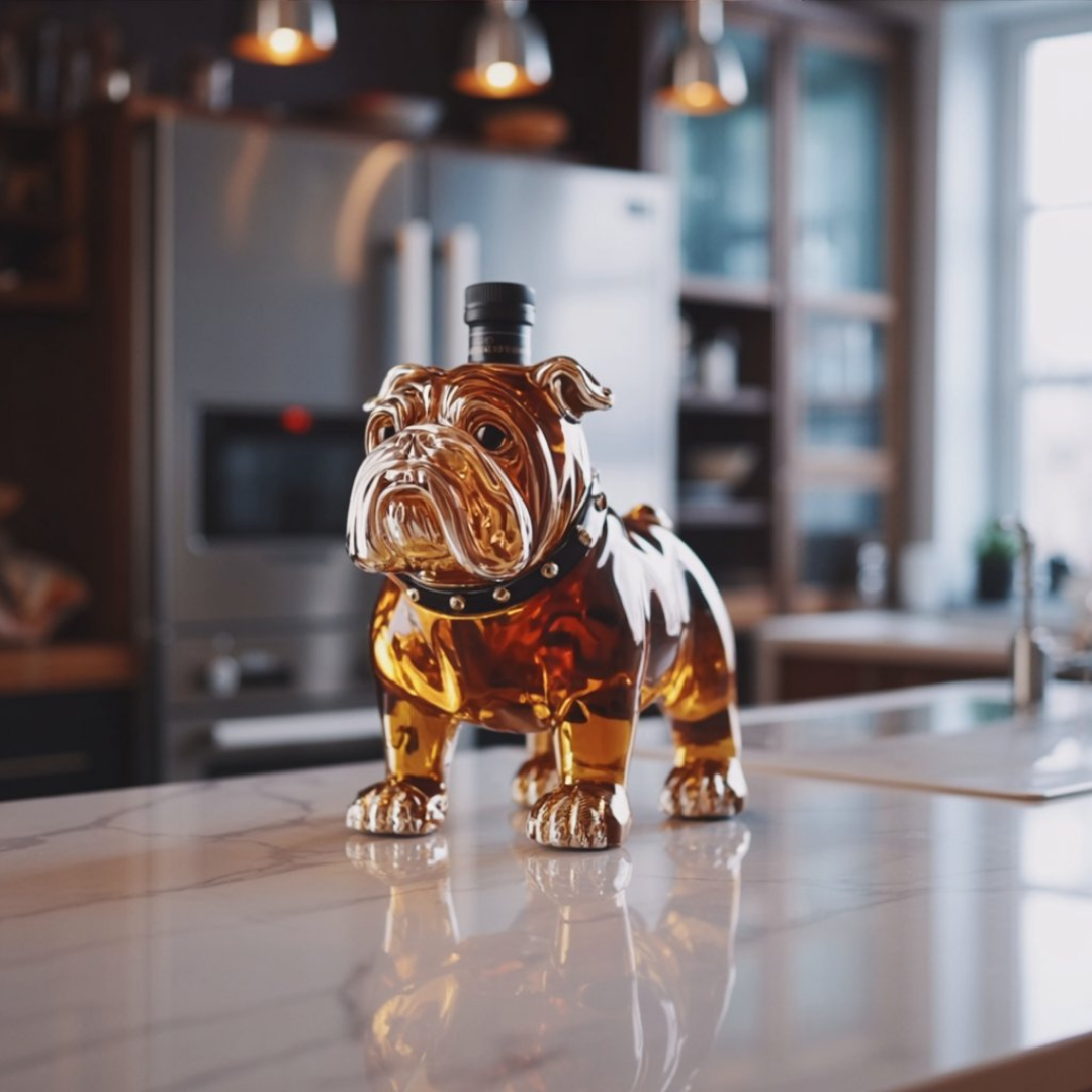 Whisky láhev - Bulldog edice