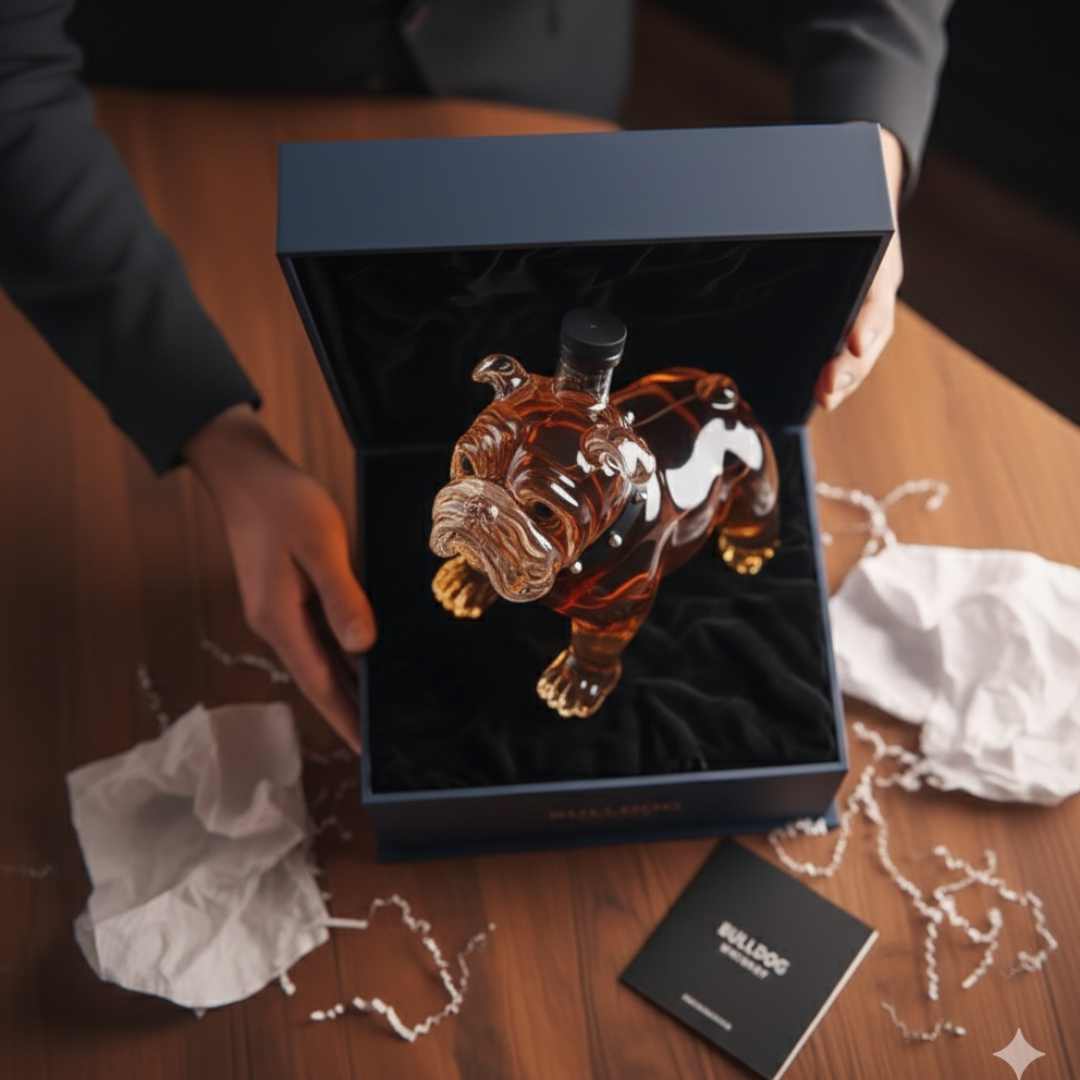 Whisky láhev - Bulldog edice