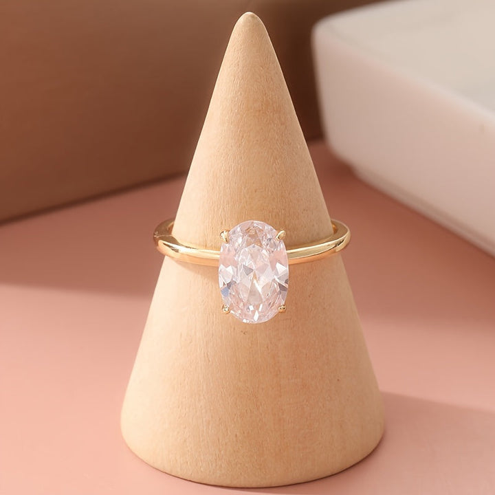 Elegantní vintage sada prstenů s třpytivým zirkonem