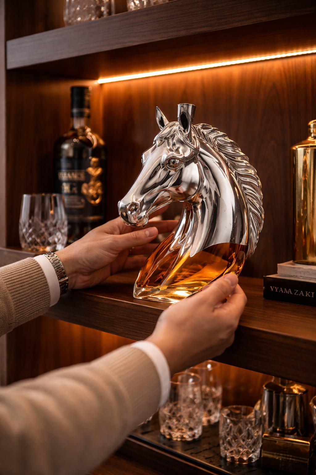 Whiskey láhev – Edice Hlava koně