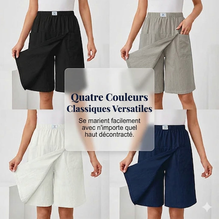 Libertine™ - Skort s elastickým pasem a kapsami pro aktivní svobodu