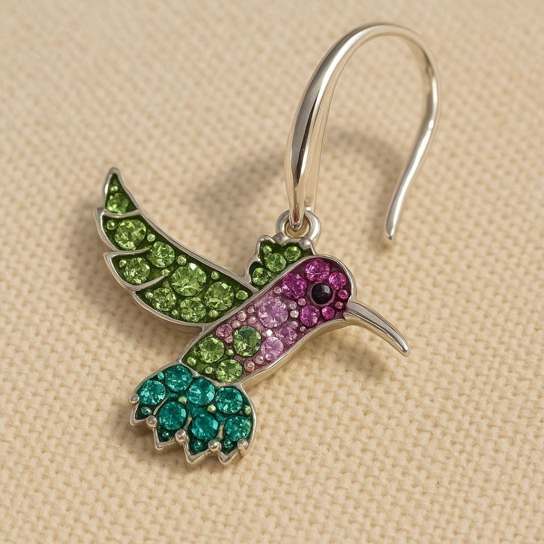 Barevné náušnice Hummingbird Sparkle