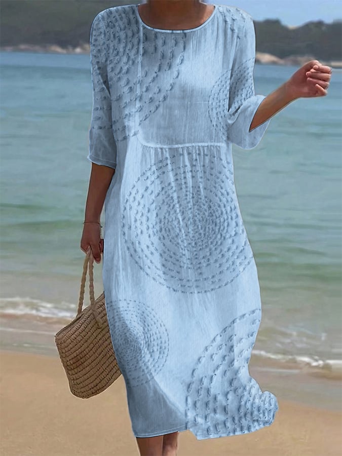 Améliane™ — Elegantní midi šaty s jemnými detaily