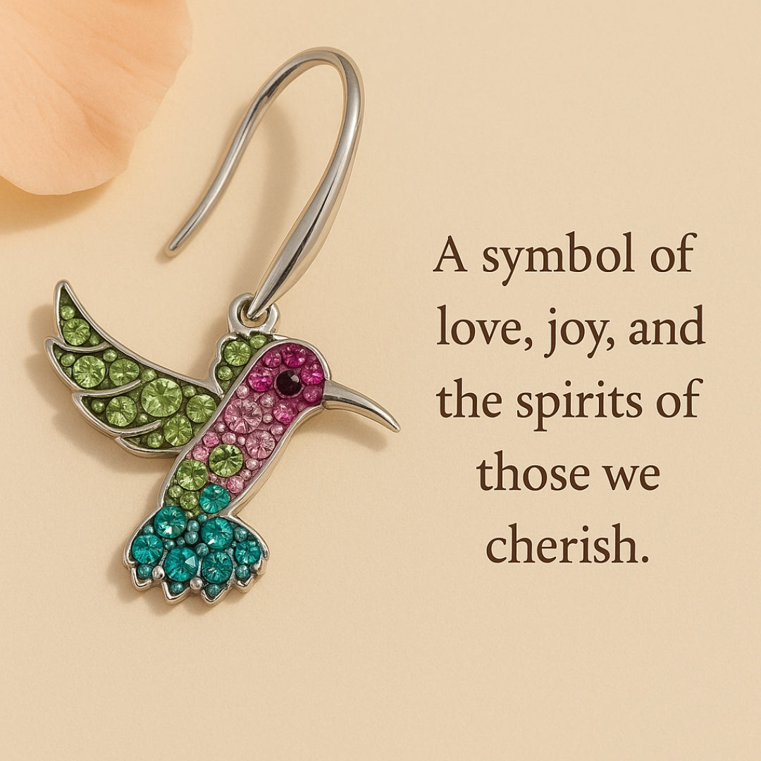Barevné náušnice Hummingbird Sparkle
