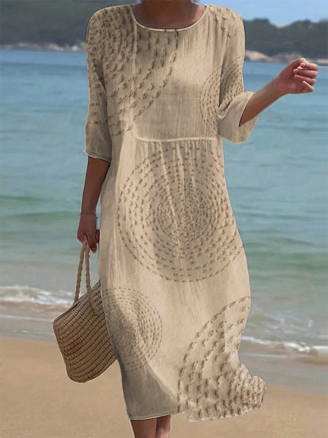 Améliane™ — Elegantní midi šaty s jemnými detaily