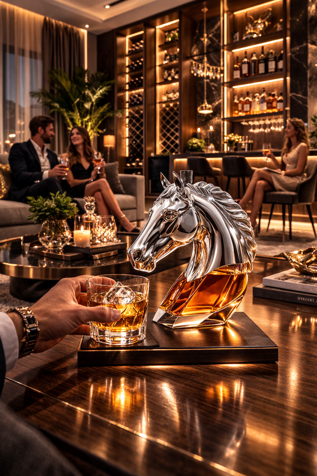 Whiskey láhev – Edice Hlava koně