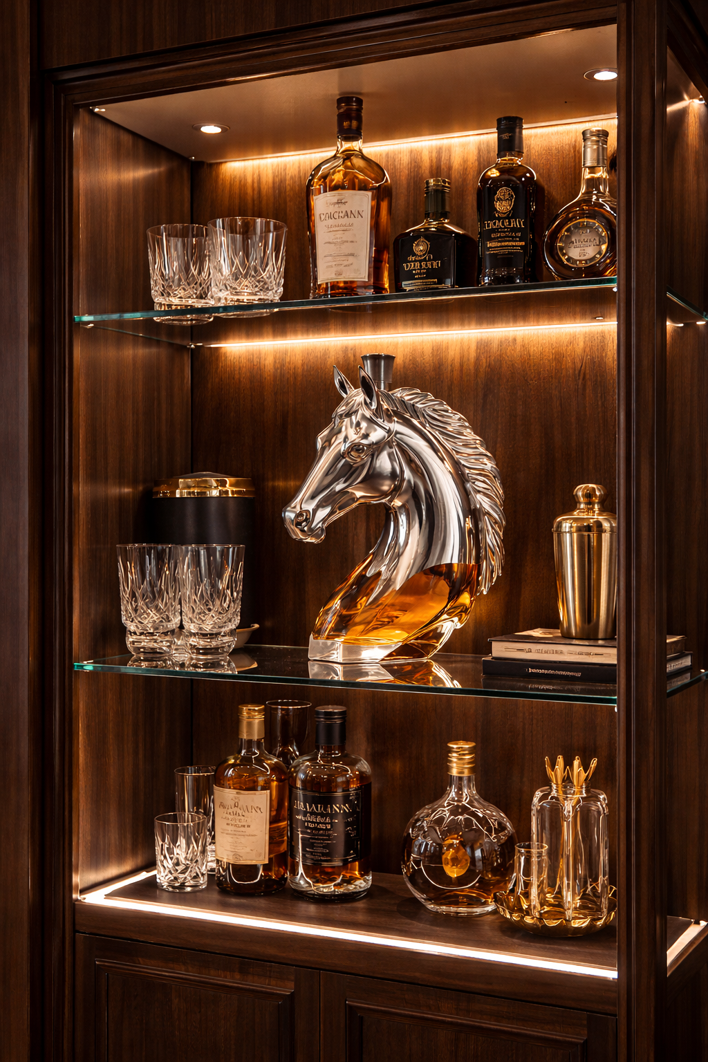 Whiskey láhev – Edice Hlava koně