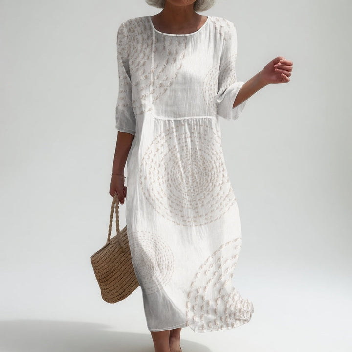Améliane™ — Elegantní midi šaty s jemnými detaily