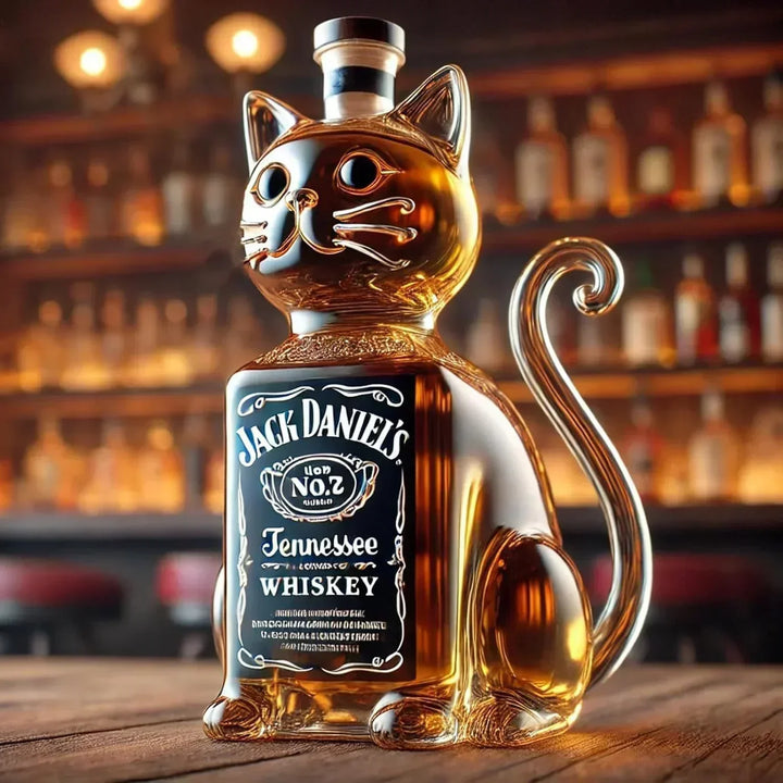 Whisky láhev - Kočičí edice