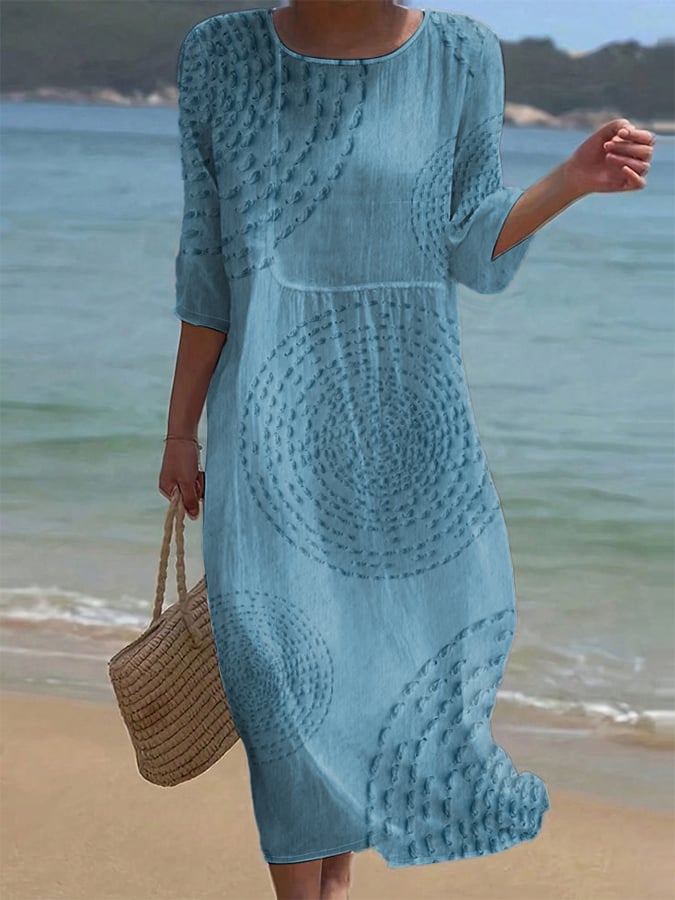 Améliane™ — Elegantní midi šaty s jemnými detaily