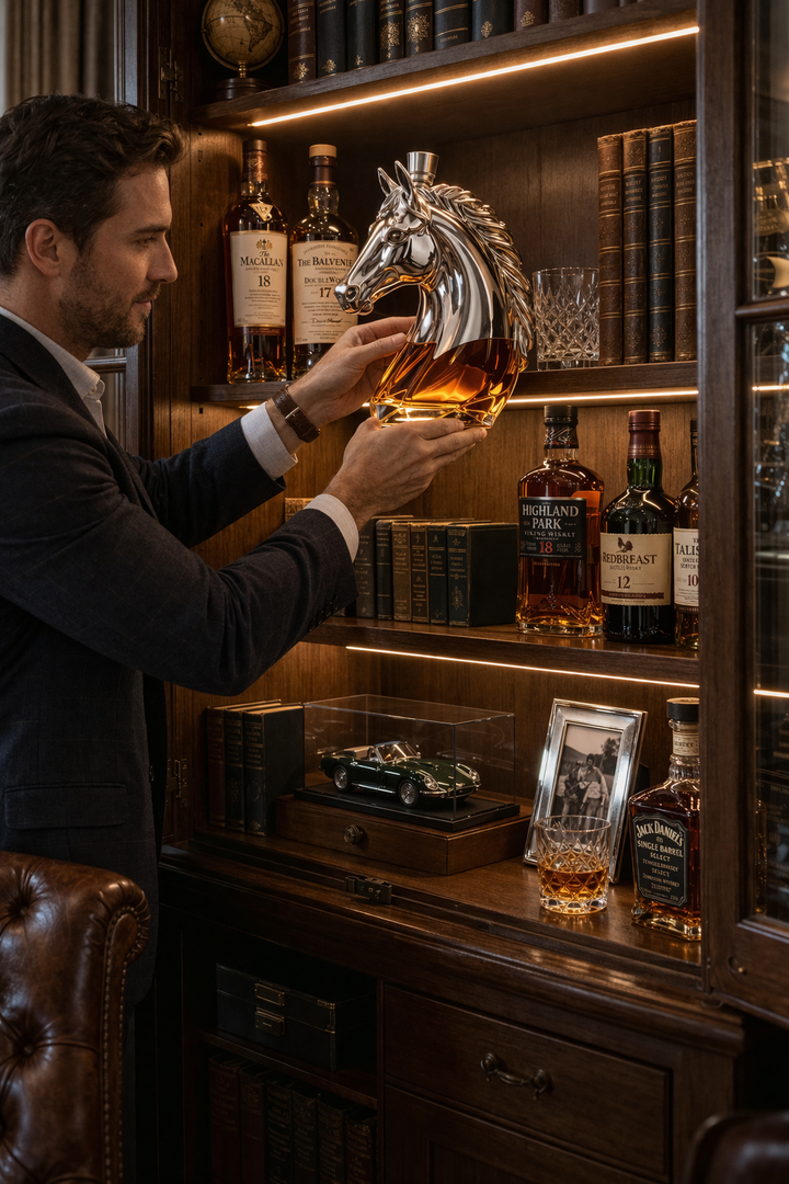 Whiskey láhev – Edice Hlava koně