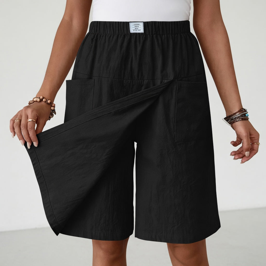 Libertine™ - Skort s elastickým pasem a kapsami pro aktivní svobodu