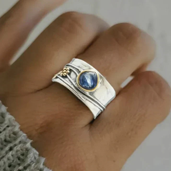 Bree – Boho-meditativní prsten s drahými kameny