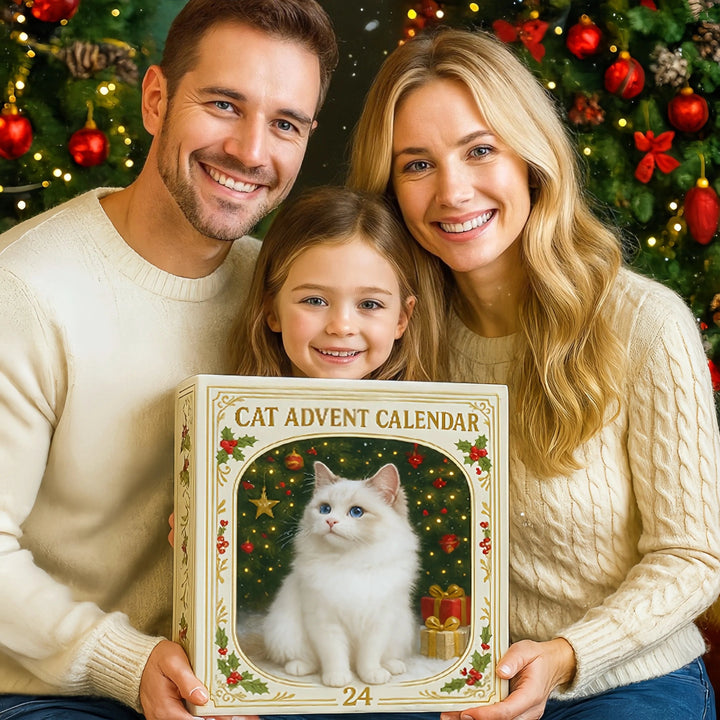 Adventní kalendář – 24 kočičích přívěsků
