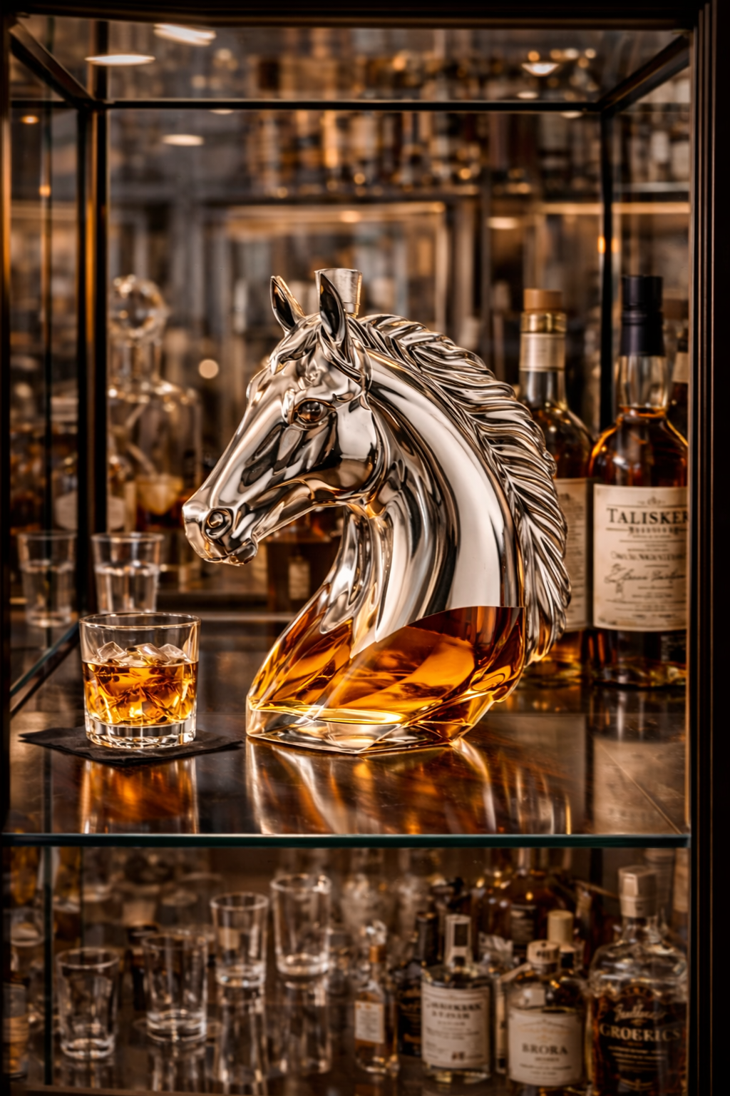 Whiskey láhev – Edice Hlava koně