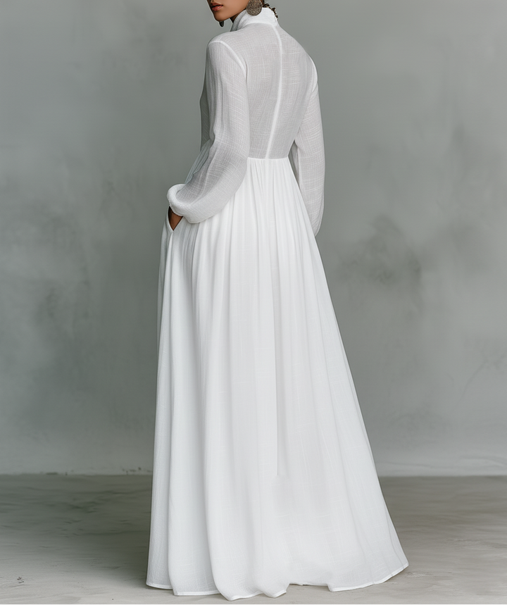Élisa™ — Maxi minimalistická šaty