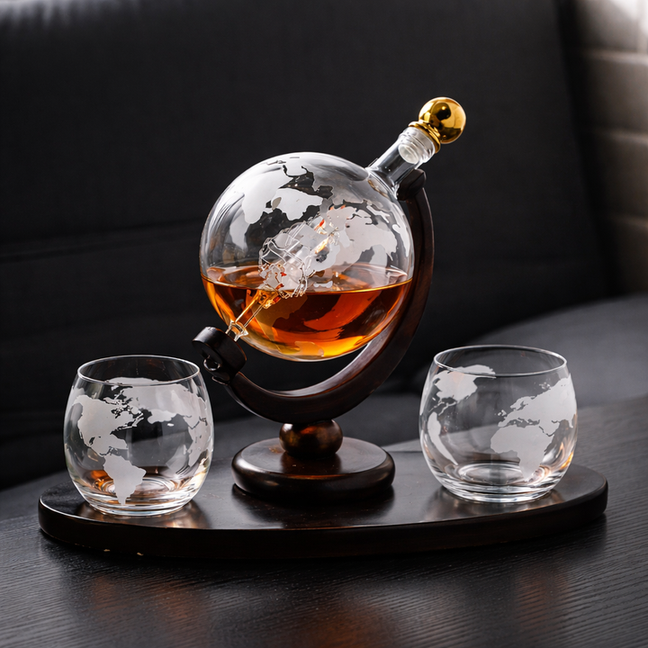 Láhev Whisky - Edice Světové Mapa