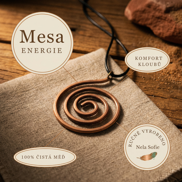 Nela & Sofie's Mesa Měděný Náhrdelník
