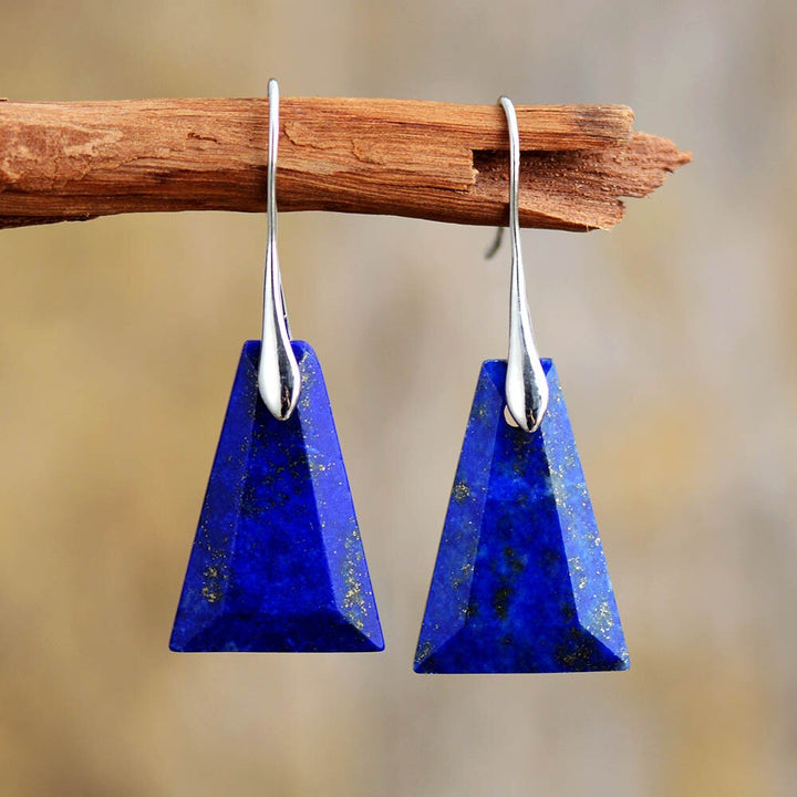 Náušnice s lapis lazuli