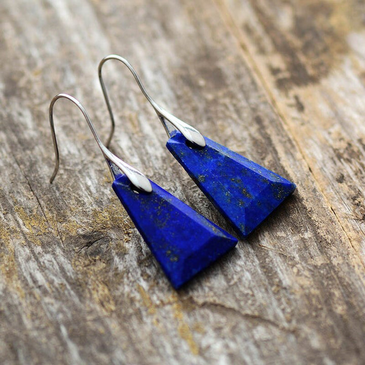 Náušnice s lapis lazuli
