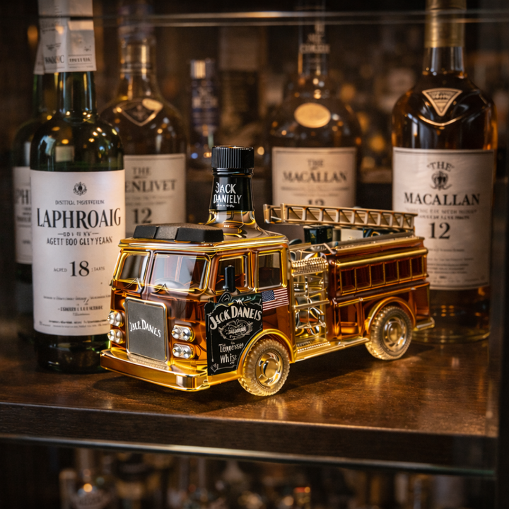 Whisky láhev Jack Daniel's - Edice hasiče