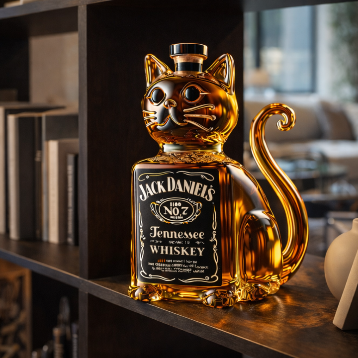 Whisky láhev - Kočičí edice