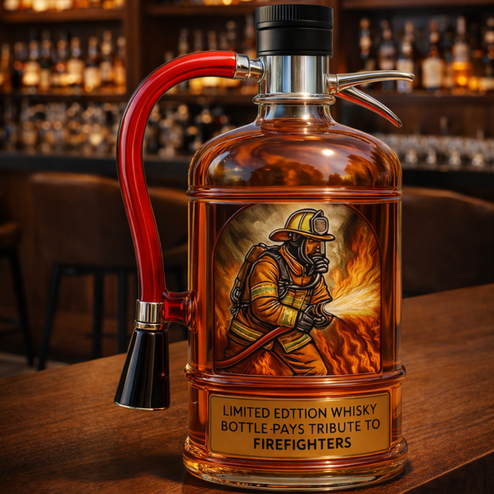 Whisky láhev - Edice hasicí přístroj