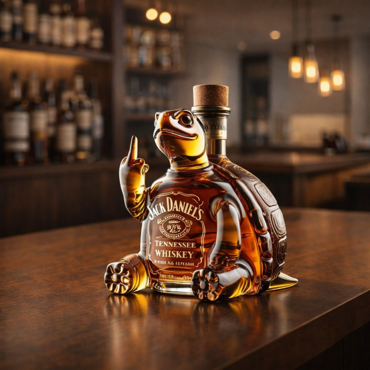 Jack Daniel's Whisky Láhev - Turtle Edition
