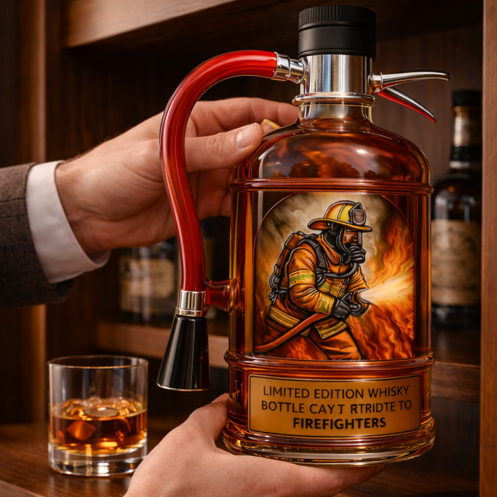 Whisky láhev - Edice hasicí přístroj