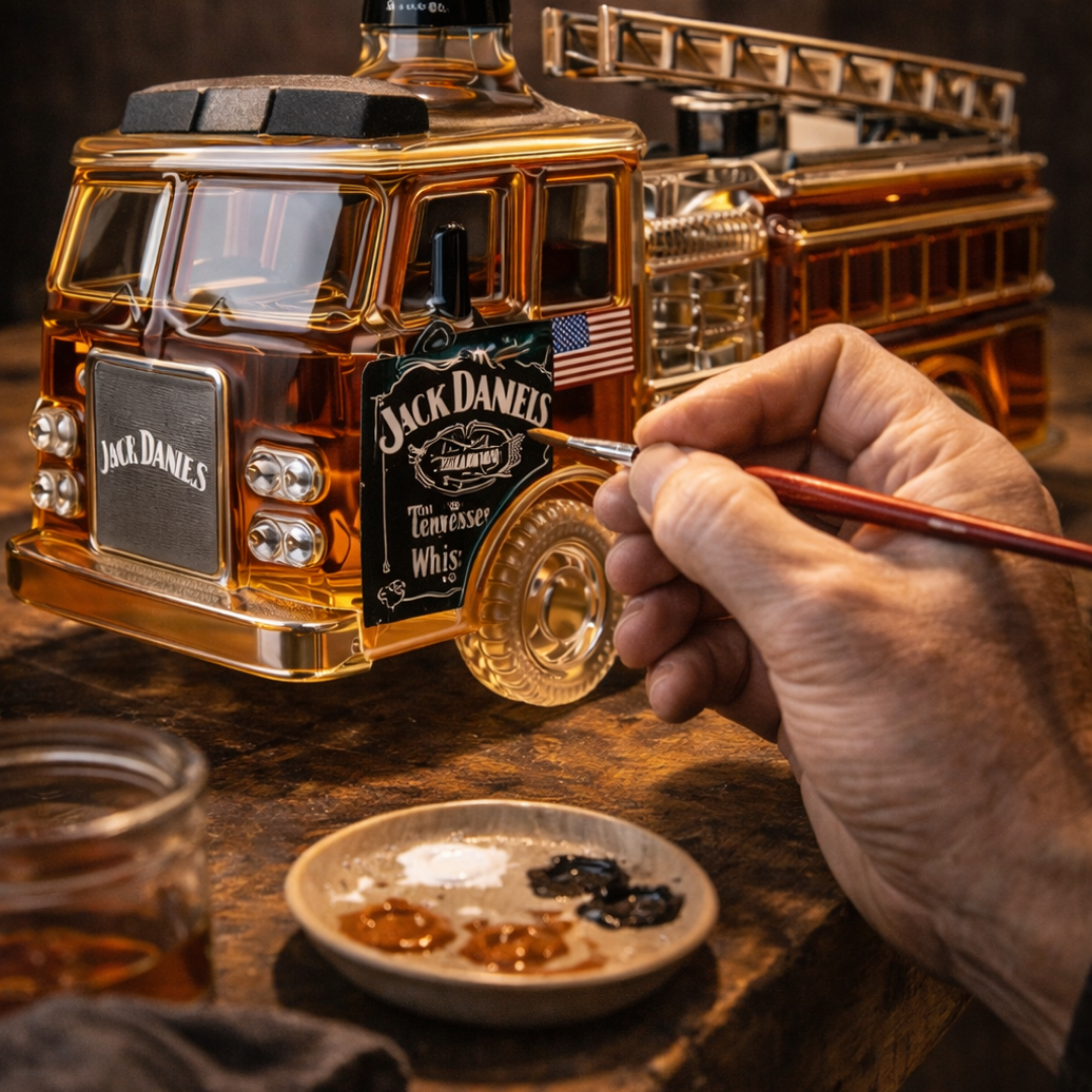 Whisky láhev Jack Daniel's - Edice hasiče