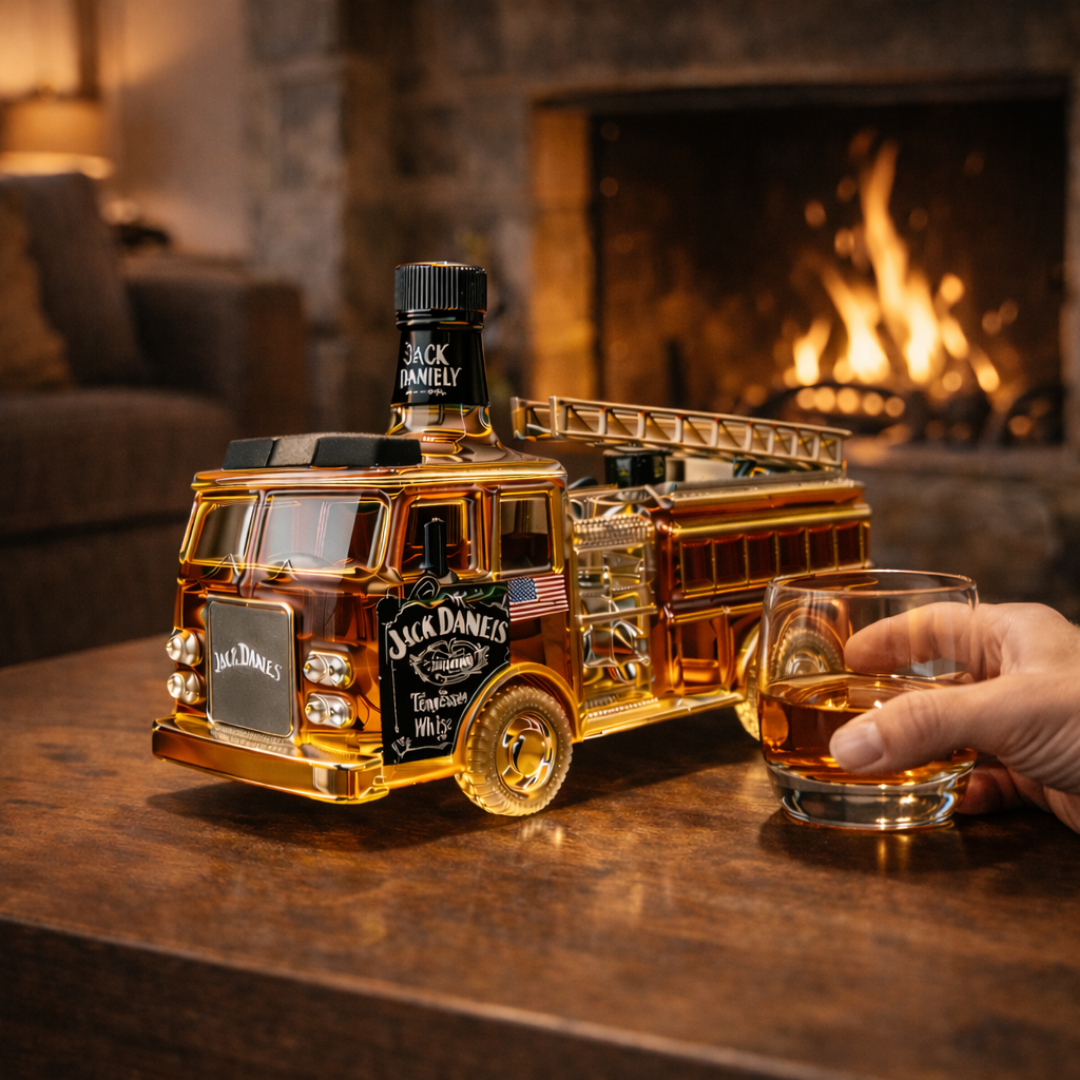 Whisky láhev Jack Daniel's - Edice hasiče