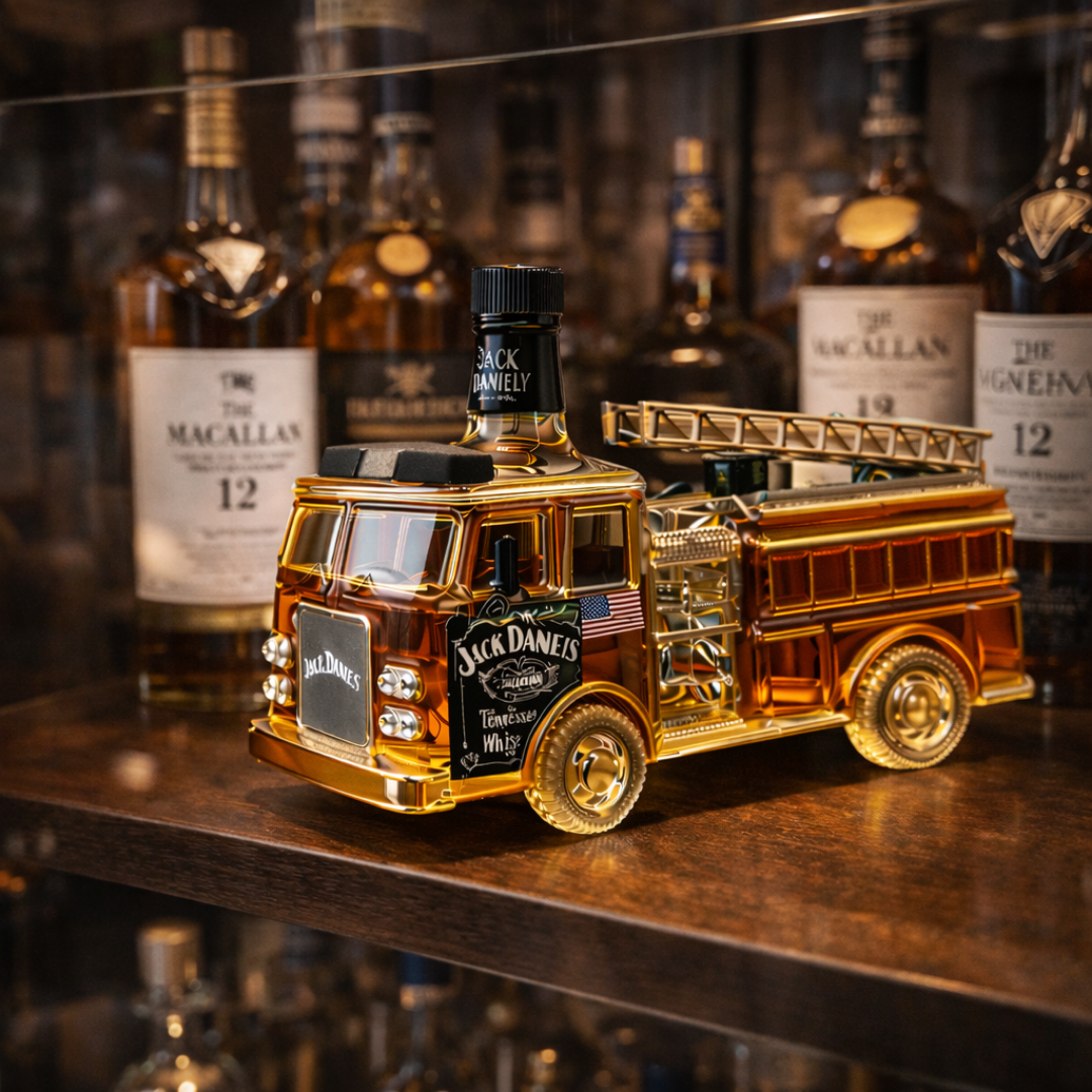 Whisky láhev Jack Daniel's - Edice hasiče