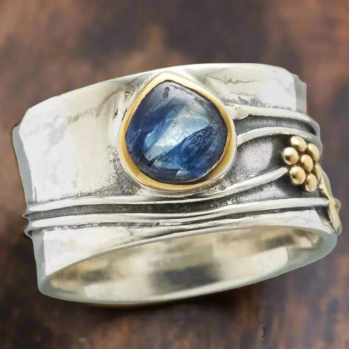 Bree – Boho-meditativní prsten s drahými kameny