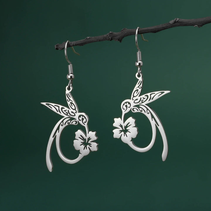 Náušnice Hummingbird Spirit z nerezové oceli