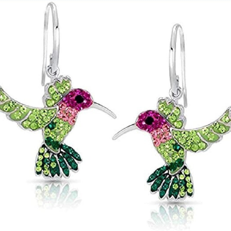 Barevné náušnice Hummingbird Sparkle