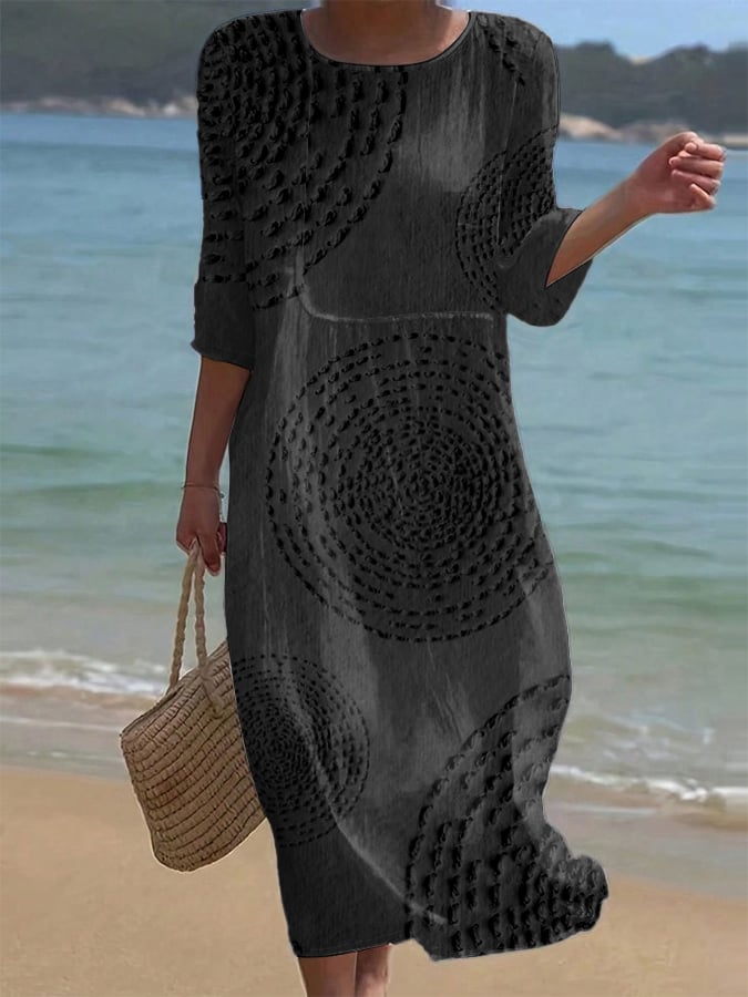 Améliane™ — Elegantní midi šaty s jemnými detaily