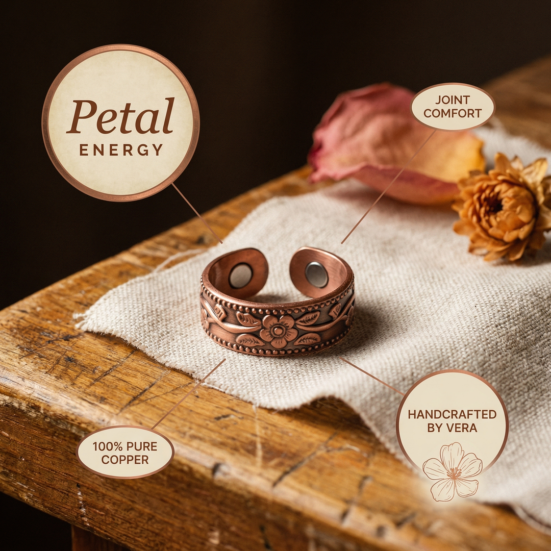 Vera's Petal Měděný Prsten