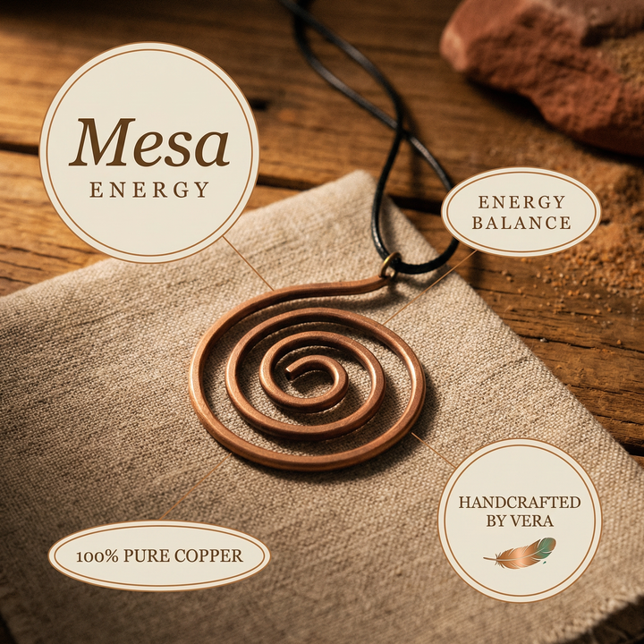 Vera's Mesa Měděný Náhrdelník