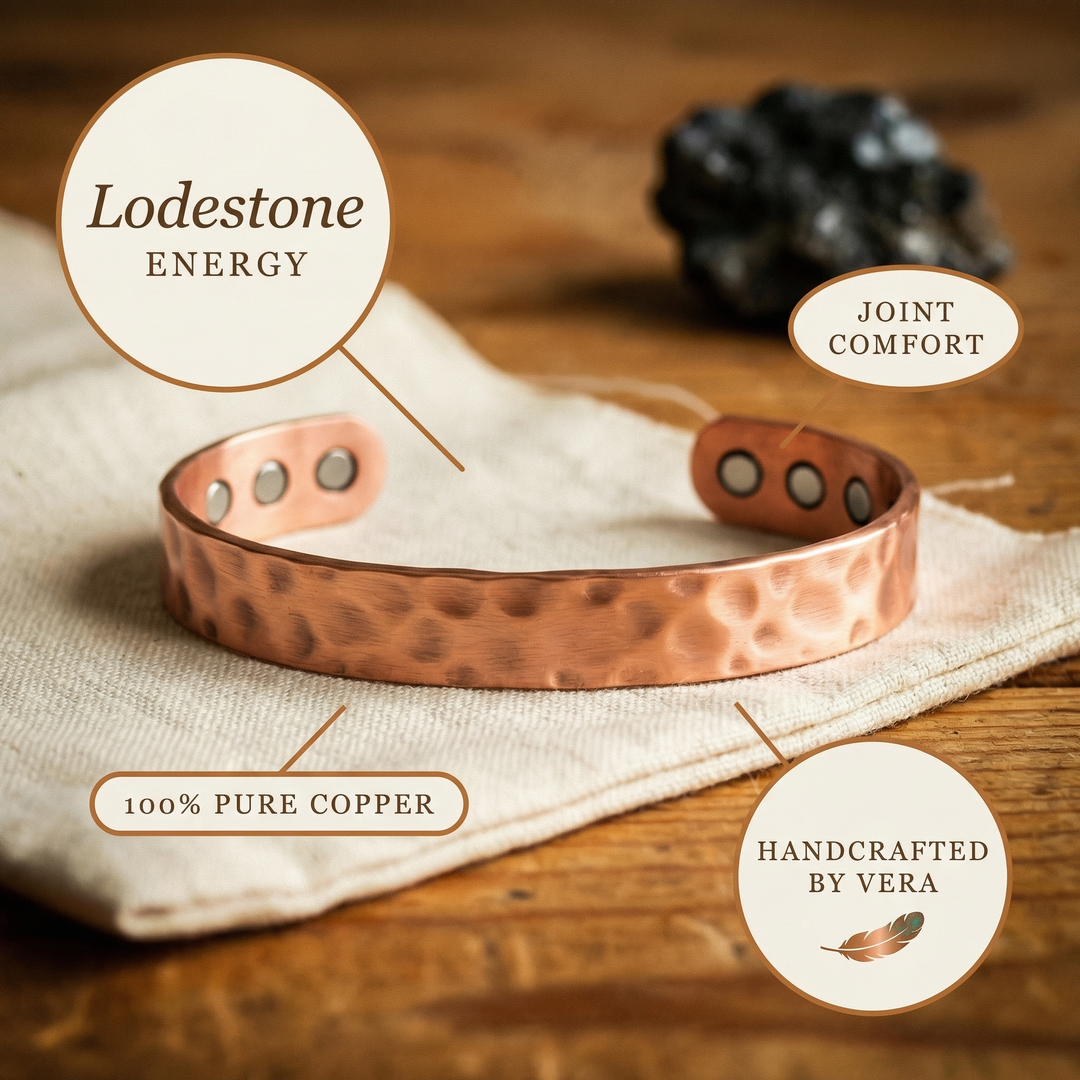 Vera's Lodestone Měděný Náramek