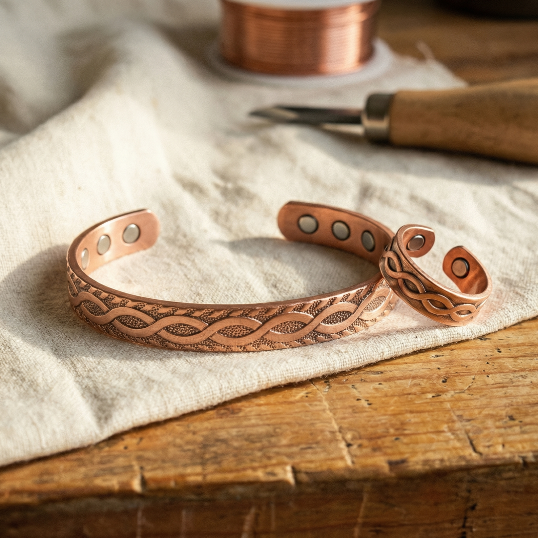 Sada měděných šperků Vera's Knot