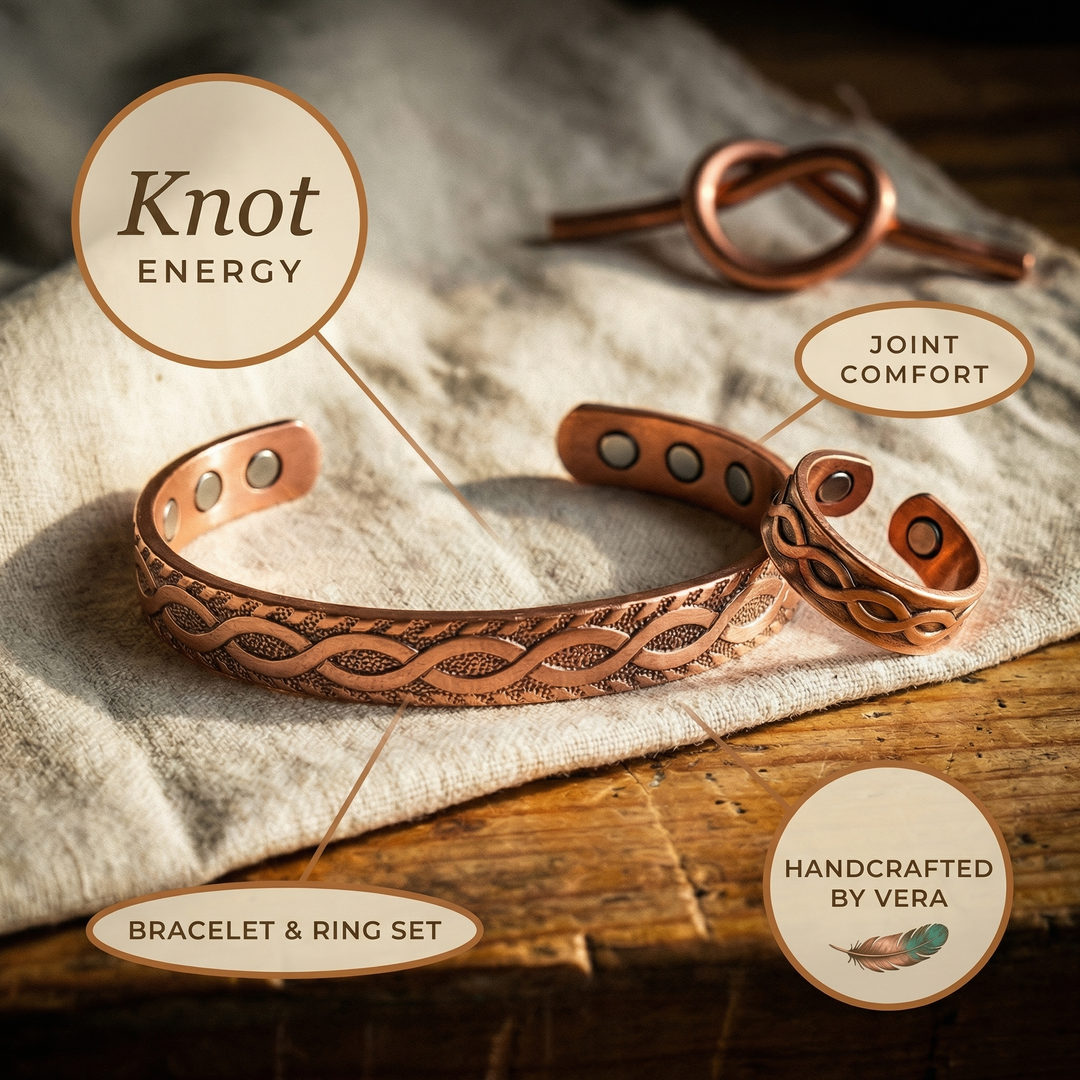 Sada měděných šperků Vera's Knot
