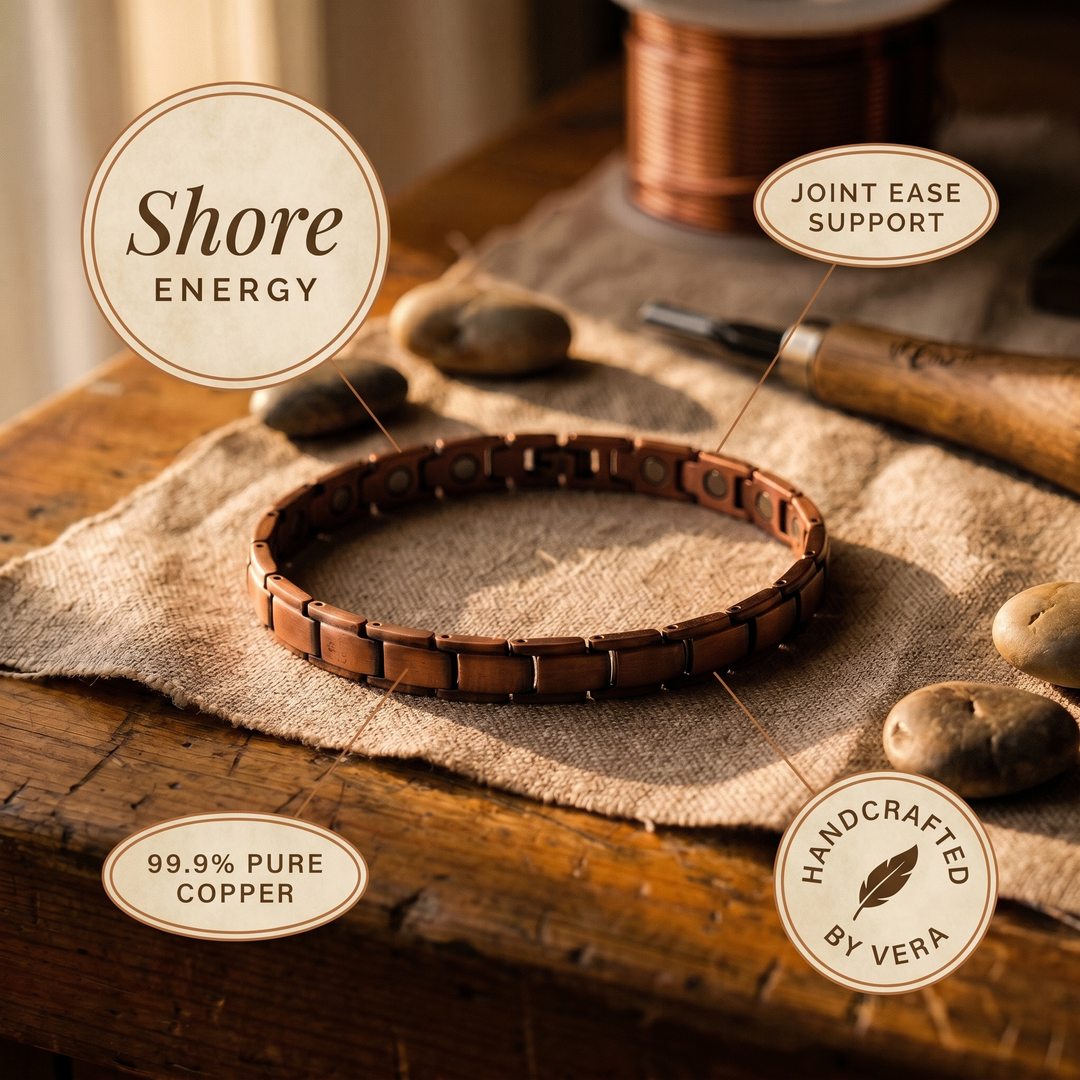 Vera's Shore Měděný Náramek na Kotník