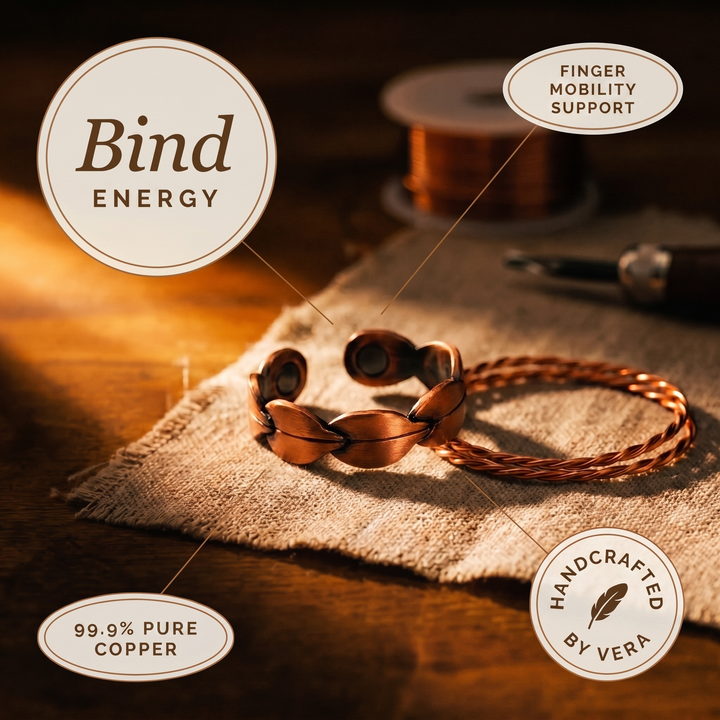 Vera's Bind Měděný Prsten