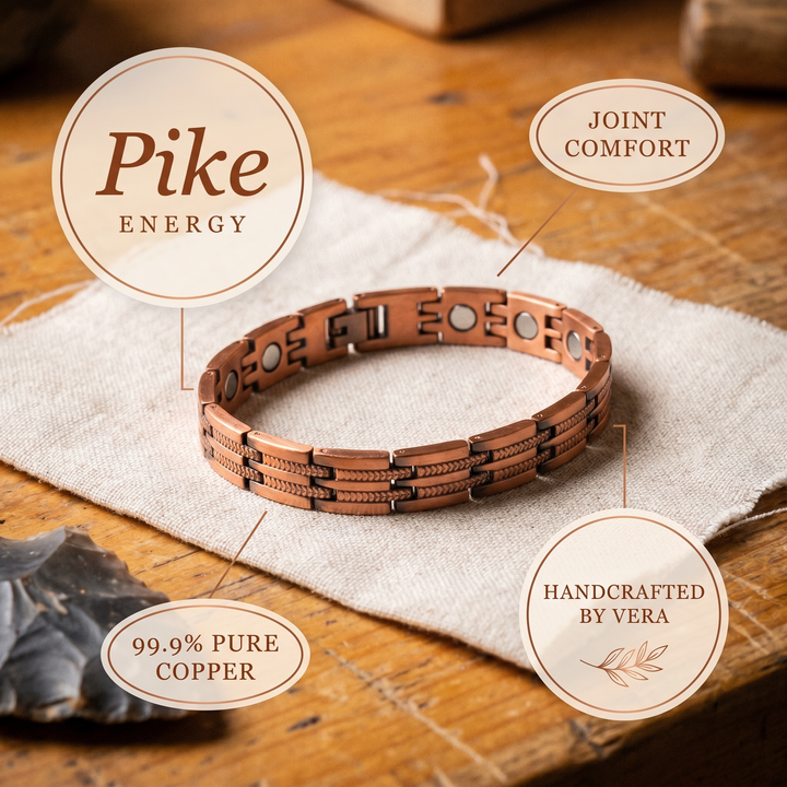 Vera's Pike Pánský měděný náramek