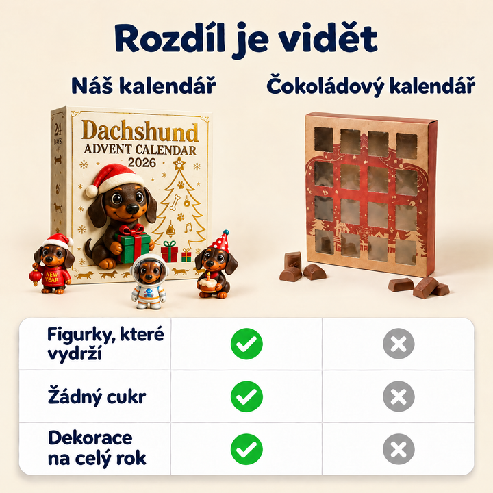 Adventní kalendář – 24 jezevčíků