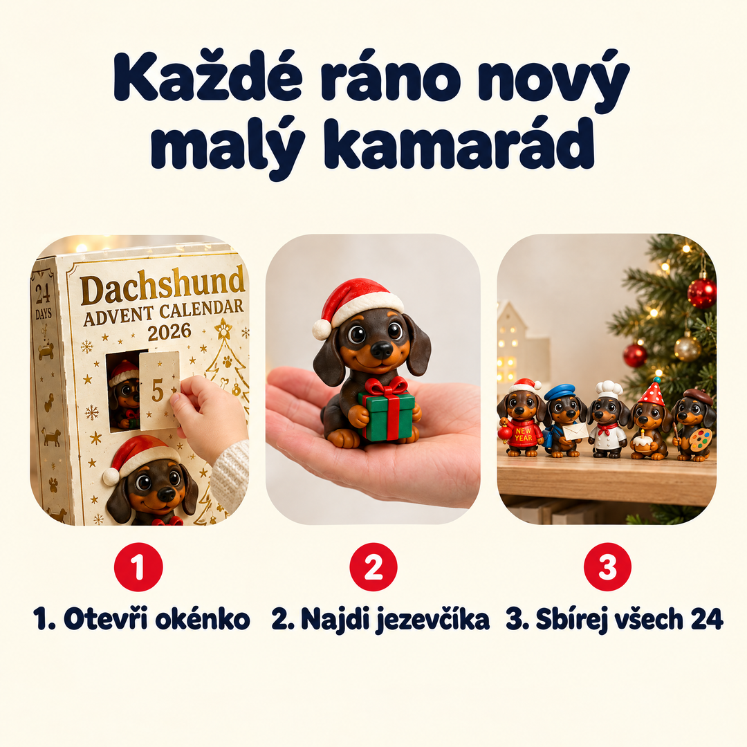 Adventní kalendář – 24 jezevčíků