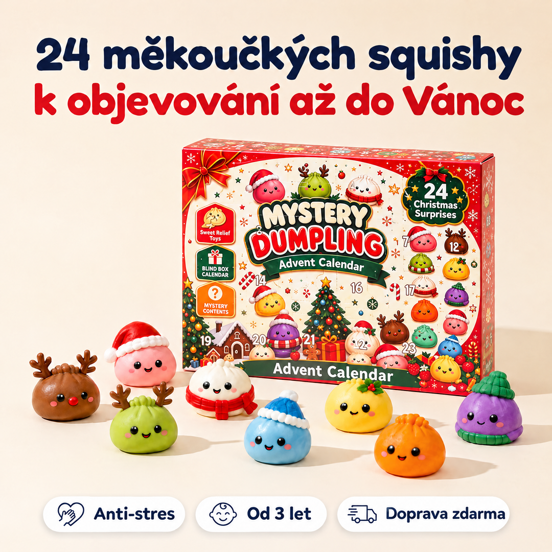 Adventní kalendář – 24 squishy knedlíčků