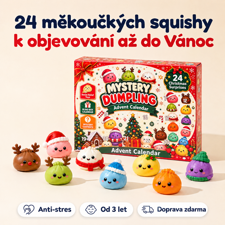 Adventní kalendář – 24 squishy knedlíčků